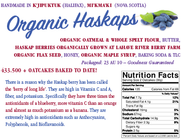 Organic Haskaps