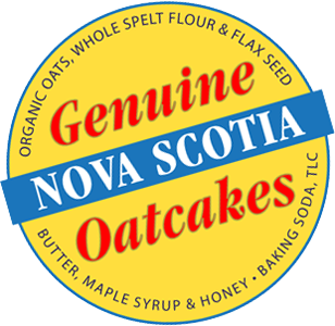Genuine Nova Scotia Oatcakes sticker